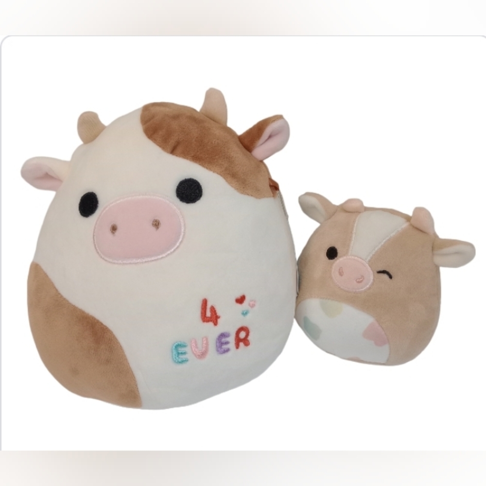 RONNIE The COW 4Ever Best Friends Squad Squishmallow 2022 Plush Toy